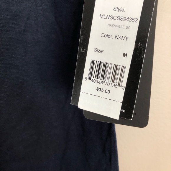 NWT  Stadium Essentials NASHVILLE SC Soccer T Shirt  Size M $35 - Picture 2 of 2